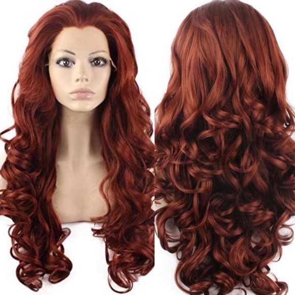 ?24”  COPPER CURLY LACE FRONT WIG? *NWT*
?? main image 4